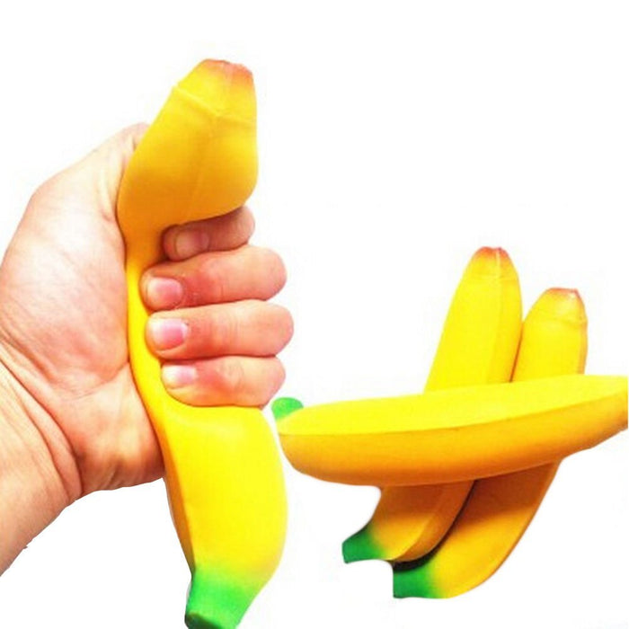 Desire Deluxe - Squishie Slow Rising Squishy Toy Jumbo Scented Squishy's Squeeze Toy for Boys and Girls Banana