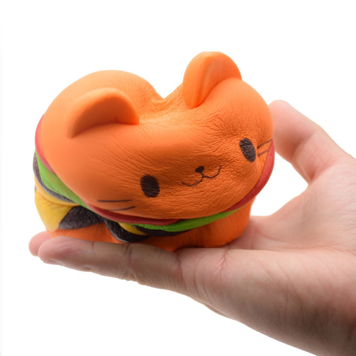 Desire Deluxe - Slow Rising Kawaii Jumbo Cat Burger Squishy