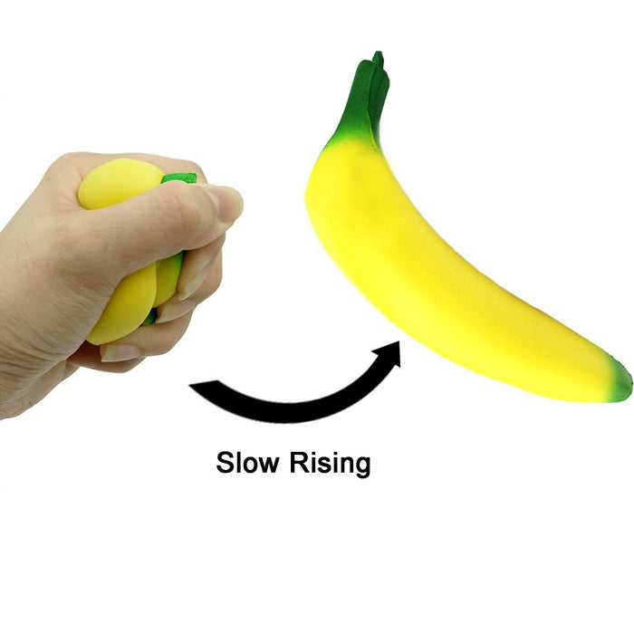 Desire Deluxe - Squishie Slow Rising Squishy Toy Jumbo Scented Squishy's Squeeze Toy for Boys and Girls Banana