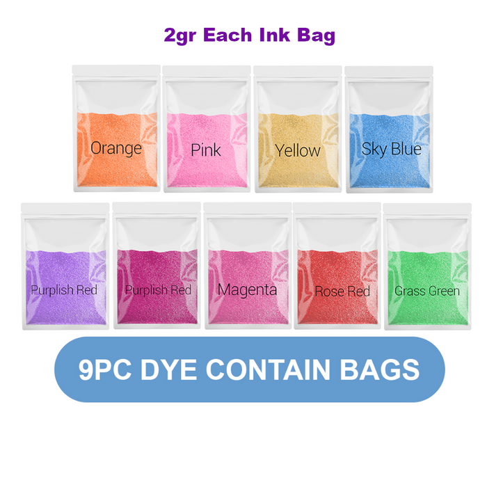 Desire Deluxe - Set of 9 Colours Ink for Tie Dye