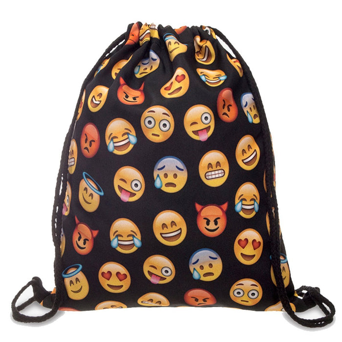 Desire Deluxe - Smiley Emoticon Unisex Drawstring Bag