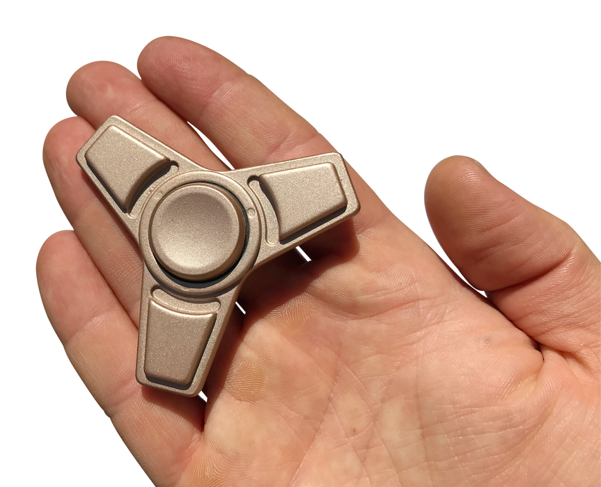 Desire Deluxe - Premium Durable Stainless Steel Bearing Three Fidget Hand Spinner
