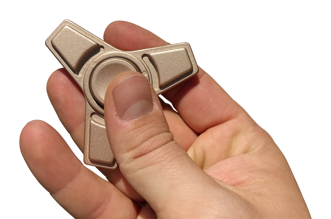 Desire Deluxe - Premium Durable Stainless Steel Bearing Three Fidget Hand Spinner