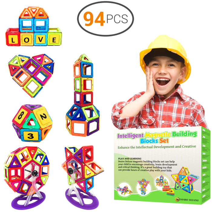 Desire Deluxe - Educational Magnetic Construction Blocks For Children