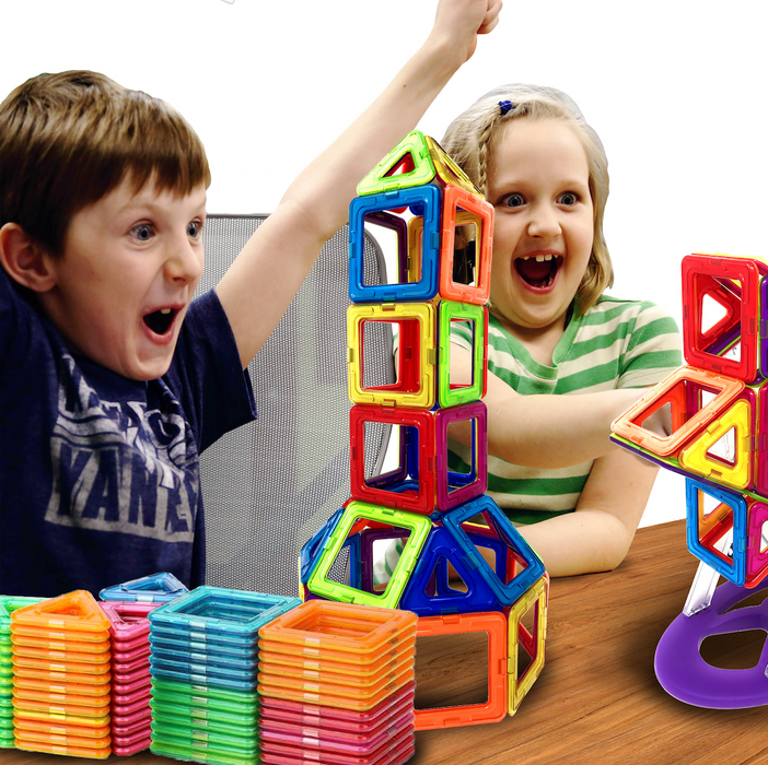 Desire Deluxe - Magnetic Building Blocks Educational Gift 94PC Kids Magnetics Construction Block Games Creativity