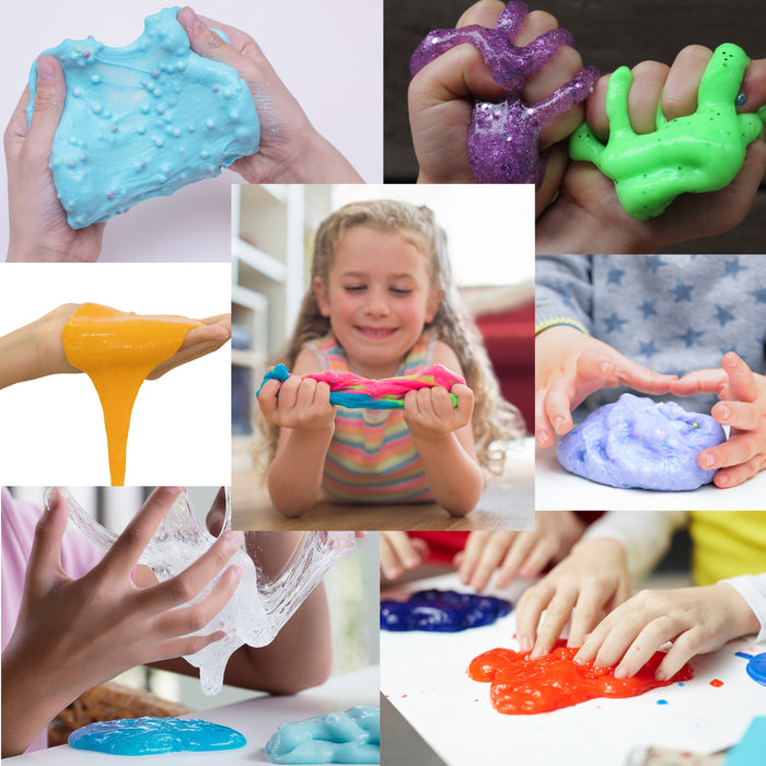 Desire Deluxe - Slime Making Kit DIY Factory Complete Games Set Toys Science for Kids Age 4 5 6 7 8 9 Year Slime Lab