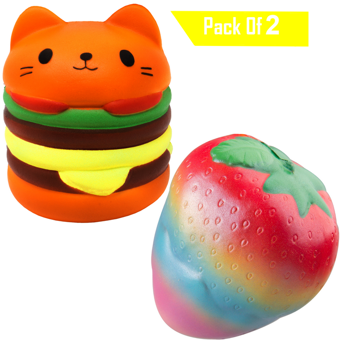 Desire Deluxe - Burger and Strawberry Squishes