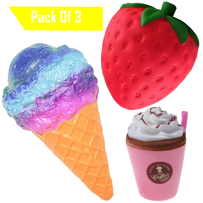 Desire Deluxe - Ice Cream, Coffee and Strawberry Squishes