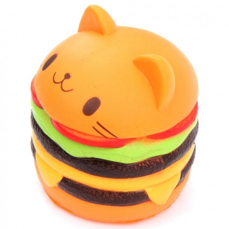Desire Deluxe - Slow Rising Kawaii Jumbo Cat Burger Squishy