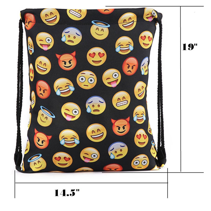 Desire Deluxe - Smiley Emoticon Unisex Drawstring Bag