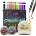 Desire Deluxe Acrylic Paint Pens for Rock Painting, Stone, Ceramic, Glass, Wood, Canvas – Set of 12 Non Toxic Water Based Markers - Great Artists Painting Supplies