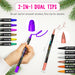 Desire Deluxe Acrylic Paint Pens for Rock Painting, Stone, Ceramic, Glass, Wood, Canvas – Set of 12 Non Toxic Water Based Markers - Great Artists Painting Supplies