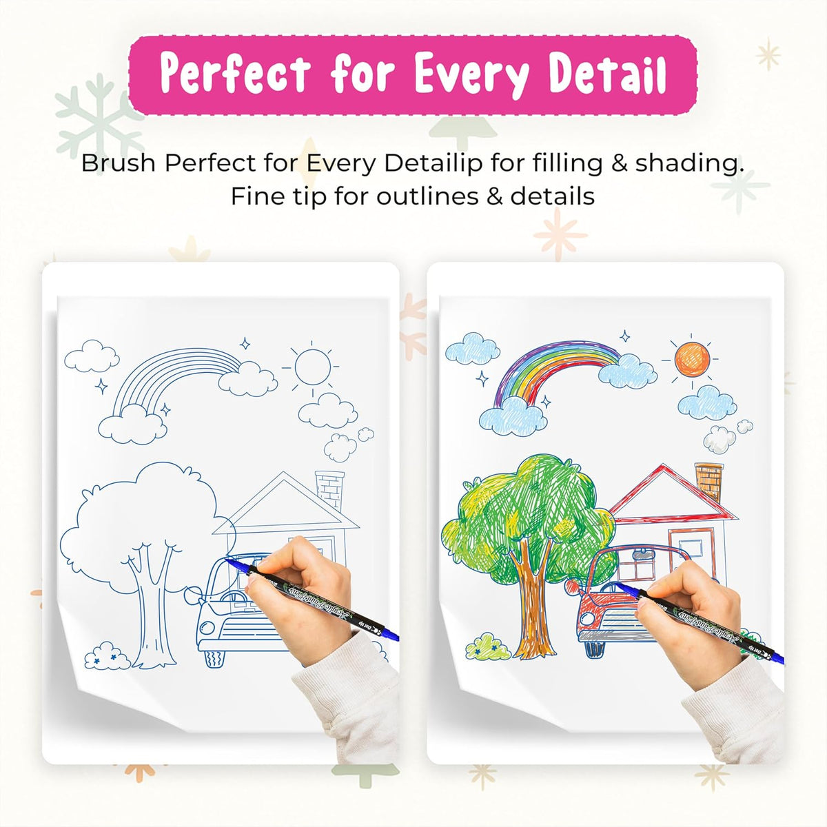 Desire Deluxe Acrylic Paint Pens for Rock Painting, Stone, Ceramic, Glass, Wood, Canvas – Set of 12 Non Toxic Water Based Markers - Great Artists Painting Supplies