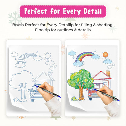Desire Deluxe Acrylic Paint Pens for Rock Painting, Stone, Ceramic, Glass, Wood, Canvas – Set of 12 Non Toxic Water Based Markers - Great Artists Painting Supplies