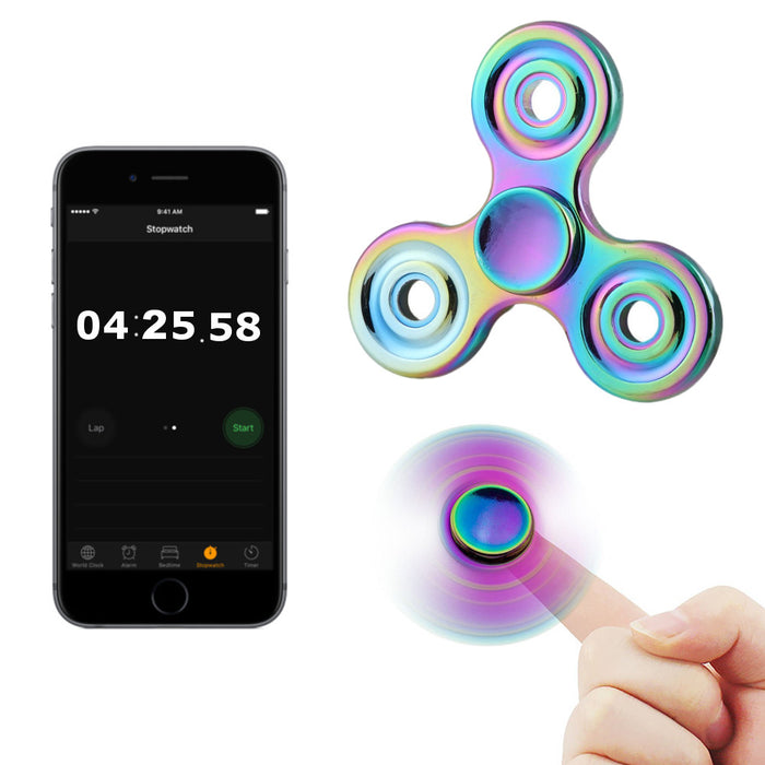 Desire Deluxe - Fidget Spinner Finger Multicolor Toy ADD, ADHD Anxiety Stress Relief