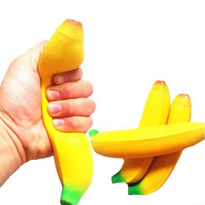 Desire Deluxe - Squishie Slow Rising Squishy Toy Jumbo Scented Squishy's Squeeze Toy for Boys and Girls Banana