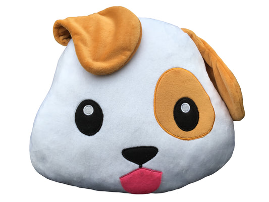 <transcy>Hund Welpe glückliches Gesicht Emoticon Kissen</transcy>