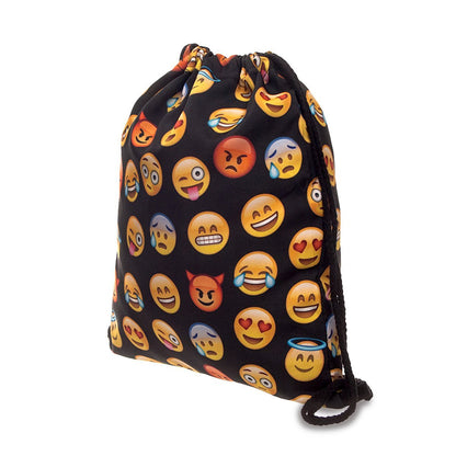 Desire Deluxe - Smiley Emoticon Unisex Drawstring Bag