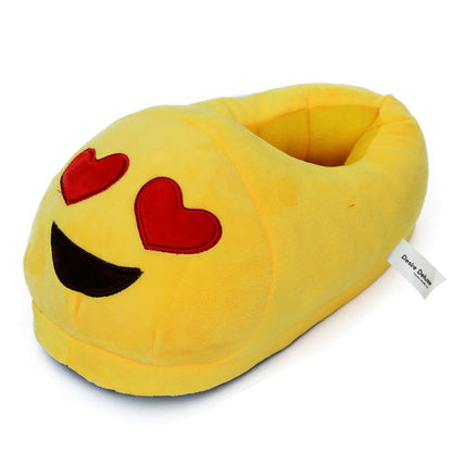 <transcy>Pantuflas de interior Heart Eye Emoticon</transcy>