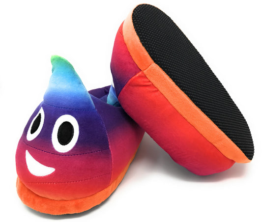 Desire Deluxe - Poop Smiley Winter Plush Indoor Slippers