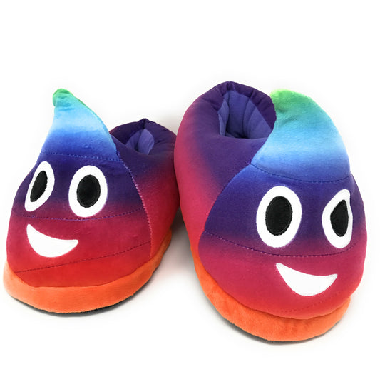 Desire Deluxe - Poop Smiley Winter Plush Indoor Slippers