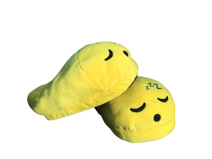 <transcy>Pantuflas de interior con emoticonos para dormir</transcy>