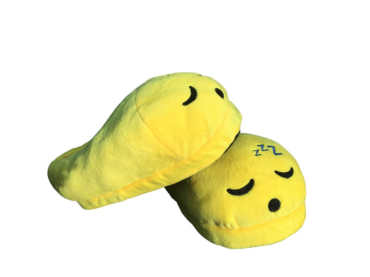 <transcy>Pantuflas de interior con emoticonos para dormir</transcy>