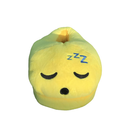 <transcy>Pantuflas de interior con emoticonos para dormir</transcy>