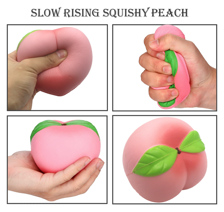 Desire Deluxe - Squishies Pack Slow Rising Squishy Toys Scented Squishy Squeeze Toy for Kids -Peach Banana Pineapple