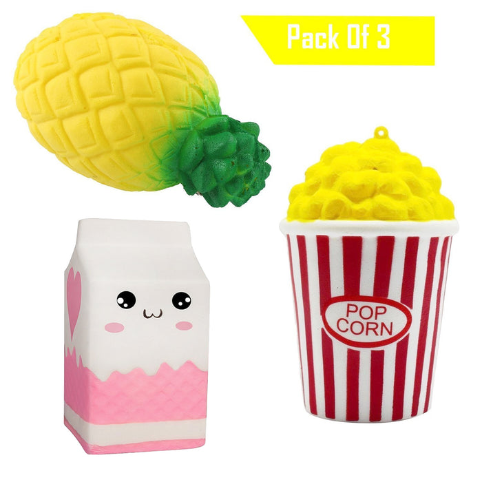 Desire Deluxe - Popcorn, Milk, Pineapple Squishes Pack