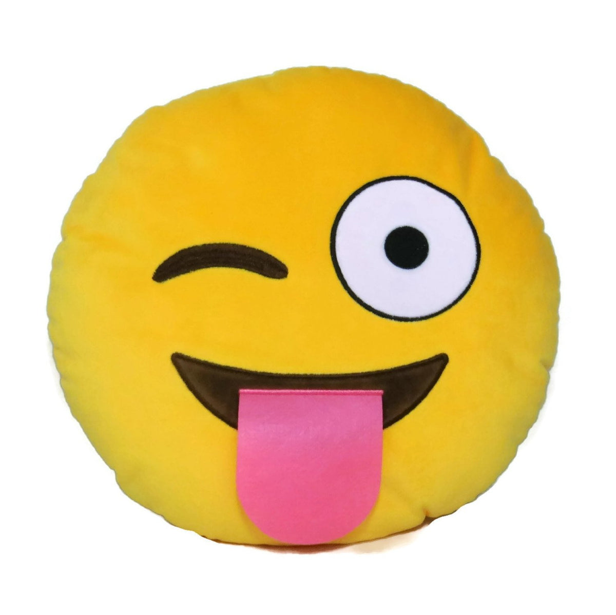 <transcy>Cojín Wink Tongue Out Emoji</transcy>