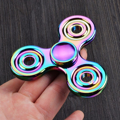 Desire Deluxe - Fidget Spinner Finger Multicolor Toy ADD, ADHD Anxiety Stress Relief