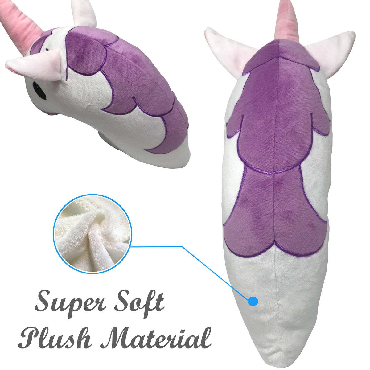 Desire Deluxe - Unicorn Cushion Toy Emojis Cushions Stuffed Soft Plush Toys Emoticon Pillow 37cm