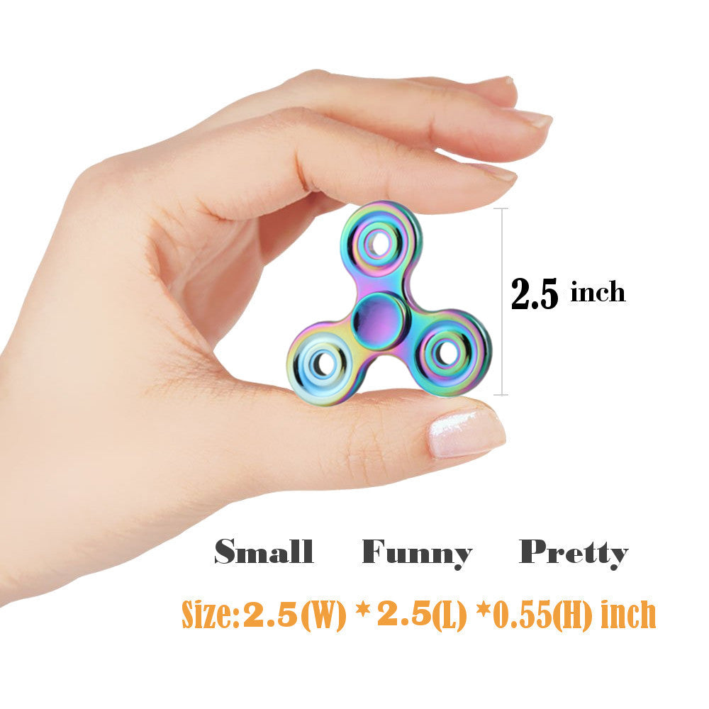 Desire Deluxe - Fidget Spinner Finger Multicolor Toy ADD, ADHD Anxiety Stress Relief