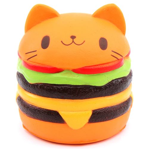 Desire Deluxe Slow Rising Kawaii Jumbo Cat Burger Squishy Desire Deluxe Store