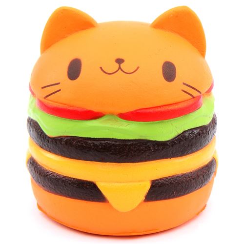 Desire Deluxe - Slow Rising Kawaii Jumbo Cat Burger Squishy