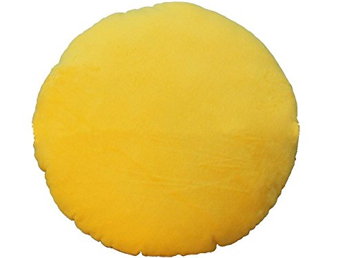 Desire Deluxe - Yellow Round Smile Cheese Emoticon Cushion