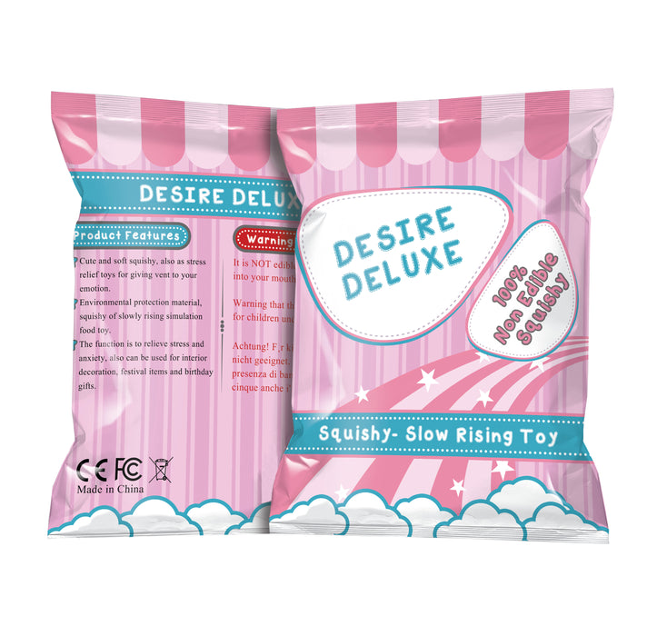 Desire Deluxe - Burger and Strawberry Squishes